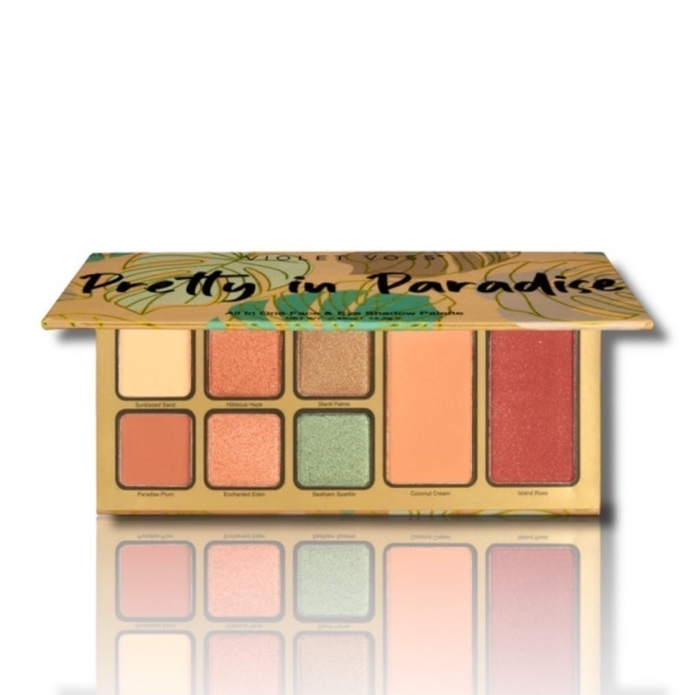 Violet Voss Pretty in Paradise All in One Face & Eyeshadow Palette New